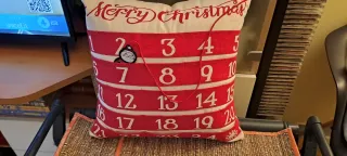 Cuscino Calendario Avvento Natale