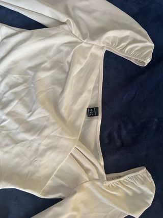 Body SHEIN manga larga escote cuadrado