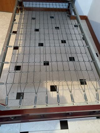 2 Camas 1 Plaza Madera + Colchones Regalo