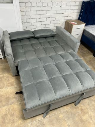 Sofá mini Cama Gris 3 en 1 Nuevo