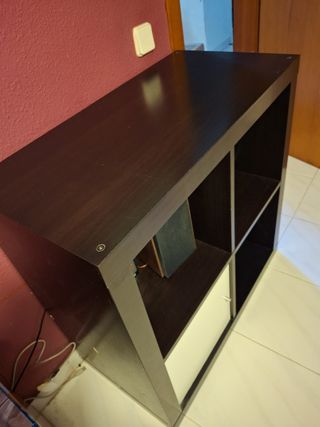 Cama 1 plaza. Somier, dosel y cajonera (+ colchón)