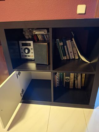 Cama 1 plaza. Somier, dosel y cajonera (+ colchón)