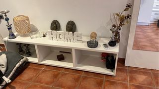 Mueble TV Blanco y Negro