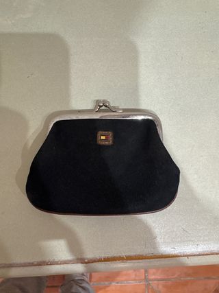 Monedero Tommy Hilfiger Negro Plata