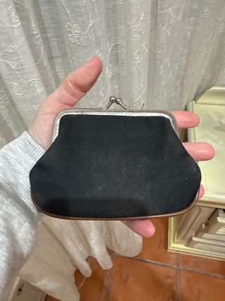 Monedero Tommy Hilfiger Negro Plata