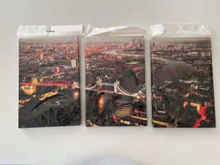 Tríptico Paisaje Urbano Londres