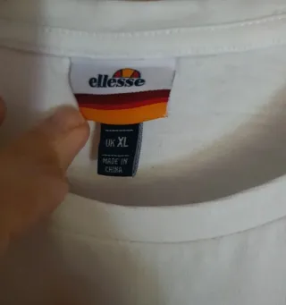 Camiseta Ellesse Blanca Talla XL