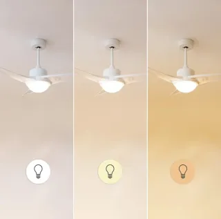 Cecotec Ventilador Techo Blanco Mando