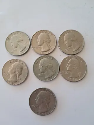 Lote monedas antiguas EEUU