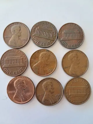 Lote monedas antiguas EEUU