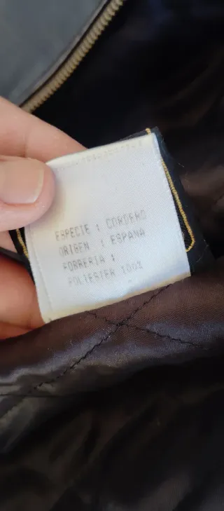 Chaqueta Mujer Marrón Cuello Pelo JUANJO BARCELONA