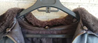 Chaqueta Mujer Marrón Cuello Pelo JUANJO BARCELONA