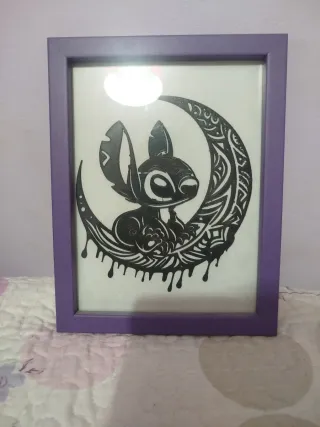 Cuadro Decorativo Stitch