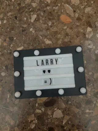 Letrero luminoso LARRY