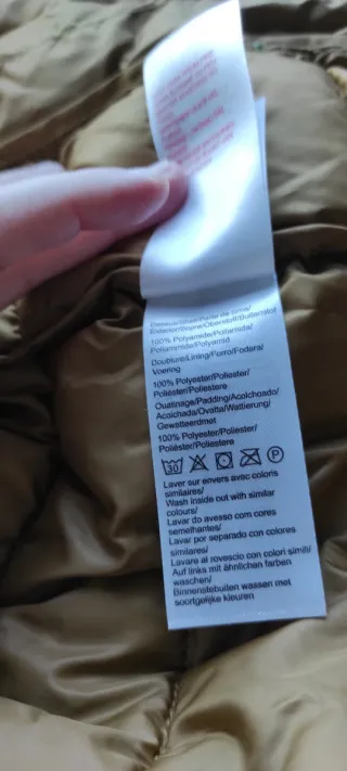 Chaqueta acolchada niño ligera nueva 11-12 años