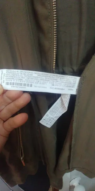 Blazer Zara Basic Mujer Verde Oliva