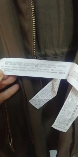 Blazer Zara Basic Mujer Verde Oliva