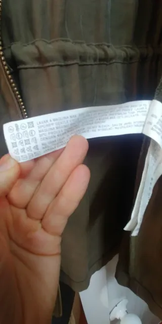 Blazer Zara Basic Mujer Verde Oliva