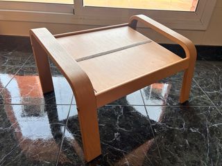 Sillón Poäng Ikea Madera y Tela Gris