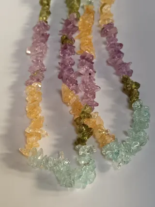 Collana Pietra Naturale Multicolore