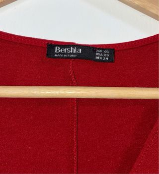 Vestido/Mono Rojo Bershka Mujer Talla XS