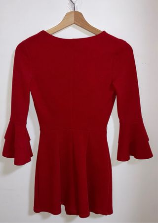 Vestido/Mono Rojo Bershka Mujer Talla XS