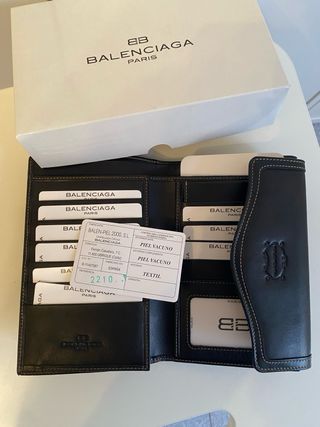 Portafoglio Balenciaga Nero con Certificato