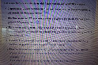 Flash Pentax AF-500 FTZ