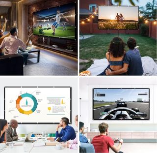 Pantalla para Proyector de 120 Pulgadas