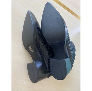 Botas piel pitón negras