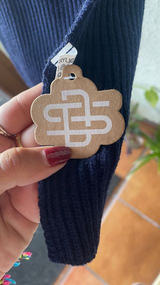 Bufanda Autumn azul marino 150 cm