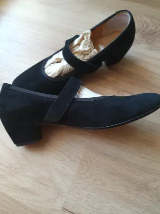 Zapatos Gabor Negros Tacón Mary Jane