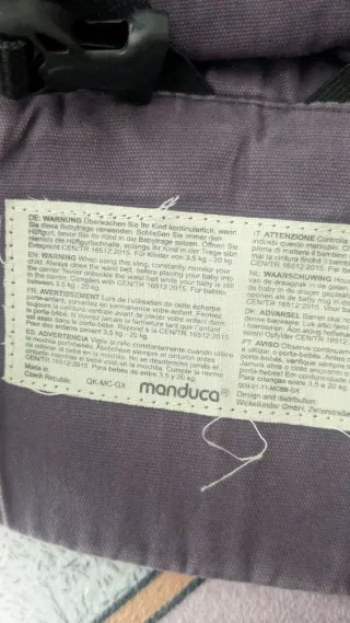 Mochila portabebés Manduca