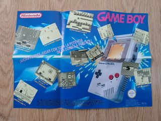 POSTER JUEGOS GAME BOY CLASICA PAL ESPAÑA