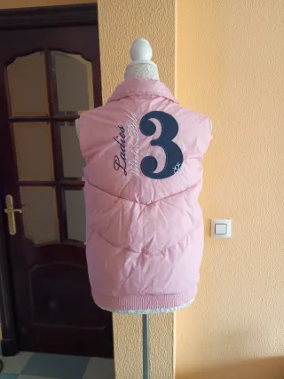 Chaleco acolchado rosa