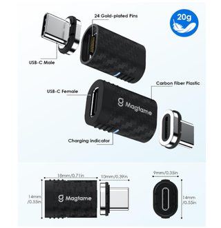 Adattatore USB-C Magnetico 240W Magtame