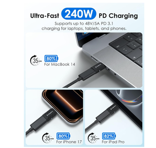Adattatore USB-C Magnetico 240W Magtame