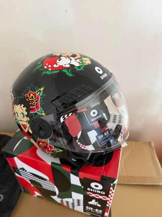Casco Moto Jet Shiro La Betty