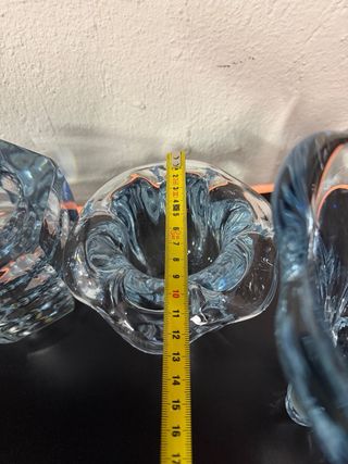 Set 5 Vasi Sambuco Vetro Trasparente