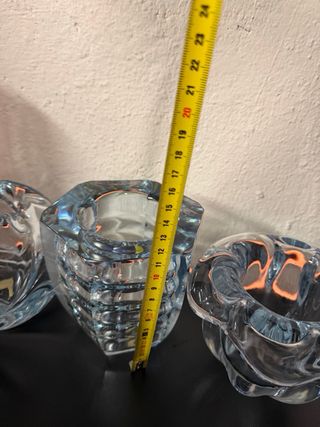 Set 5 Vasi Sambuco Vetro Trasparente