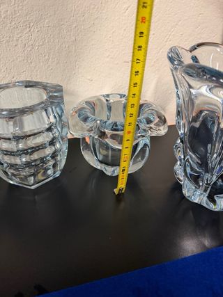 Set 5 Vasi Sambuco Vetro Trasparente