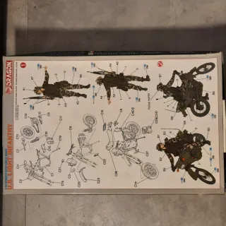Dragon U.S. Light Infantry (1/35) kit Moto+figure