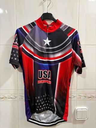 Maillot Ciclismo USA Coolmax Talla M