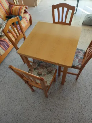 Mesa de comedor extensible madera