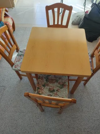 Mesa de comedor extensible madera