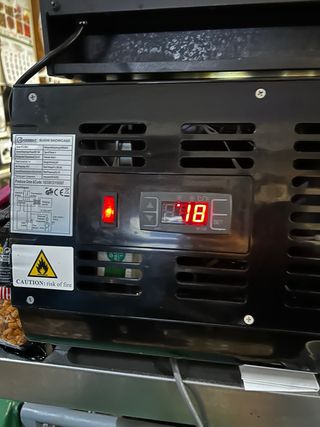 Vitrina tapas frías 6 bandejas