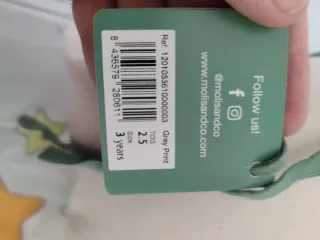 Saco de dormir para bebé gris con puntos