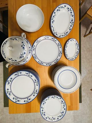 Servizio Piatti Limoges La rosa nel deserto