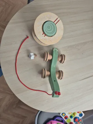 Juguete Caracol de Madera para Niños