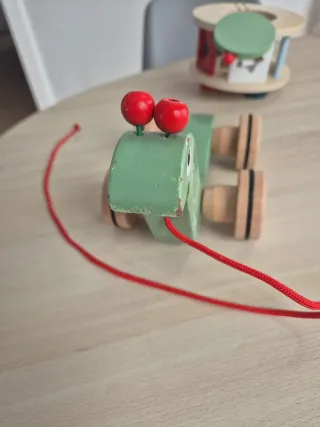 Juguete Caracol de Madera para Niños